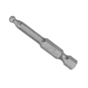 Ball End Hex Head Drill Bit H4 Head 2" L 1/4" Shank Steel Screwdriver Bit 1Pcs