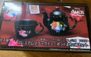 Alice In Wonderland 70th anniversary Premium Black Teapot And Cup Set Disney