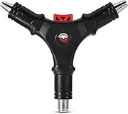 F Head Cable Stripper, Coaxial Compression Tool F Head RG59 RG6 Connector Coax Cable Stripper Flares Braid, Saves Time on Cable TV and Satellite Installations