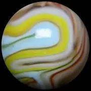 JABO Dave's Fall Classic Marble Collector Series: Turquoise & Gold