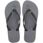 HAVAIANAS 哈瓦士 巴西人字拖 男款 BRASIL 灰國旗夾心 涼鞋 拖鞋 夾腳拖 海灘鞋＊花小小＊