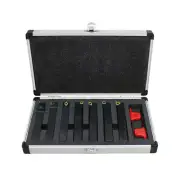 7 Pcs 1/2'' Indexable Carbide Turning Tool Set SCLCL SDJCR SWGCR SDNCN MGEHR SER