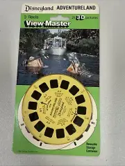 Disneyland Adventureland 3d View-Master 3 Reel Packet Jungle Cruise & Tiki Room