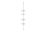 Sherwood Home Adjustable Telescopic 4 Tier Corner Shower Caddy Rack