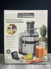 Hamilton Beach Professional Super Chute Easy Clean Juice Extractor New sealed