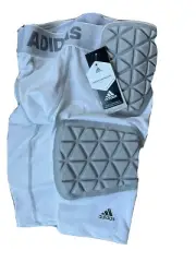 Adidas TECHFIT Padded Compression CLIMACOOL Girdle Youth Medium White