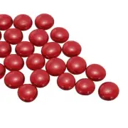 Glass Beads,19pcs Flat Glass Gemstone Red 0.22lbs Pebbles