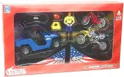 Stunt Action Nitro Circus Travis Pastrana Play Set Toy New Ray Toy 1:18 67685