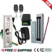 Door Access Control System, Electric Magnetic Lock + 2 Wireless Remote Controls