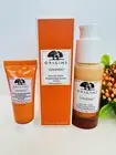 ORIGINS GinZing Into the Glow Brightening Serum 30ml & Gel Moisturizer 15ml($60)