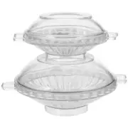 2 Pcs Floating Cake Mold Candle Making Molds Plastic for Candles Forms