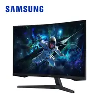 在飛比找松果購物優惠-SAMSUNG 曲面電競顯示器 32吋 1000R Odys