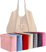 [Generic] Xoppia Bag Organizer compatible with Tods T Timeless Shopping Bag Mini. Felt Insert Liner for Women Handbag. (Brown, Style B)