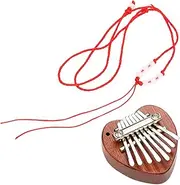 QUMIIRITY 8 Piano Synth Tuner Xylophone Keyboard Stand Musical Keyboard Music Instruments Musical Chakra Rain Drum Musical Instruments Wooden Light Brown