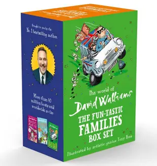 The World of David Walliams: Fun-Tastic Families Box Set (3冊合售)
