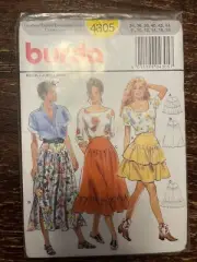 Burda 4305 UNCUT Sewing Pattern, Misses' Skirts, Size 8-18