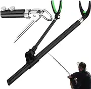 Fishing Pole Holders for Ground | Fish Pole Holder for Beach - Stainless Steel Rack Stand, 5.58Ft Portable Mounting Support, Angler Equipment for Women Men Outdoor Hiking Camping