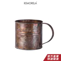在飛比找蝦皮商城優惠-KEMORELA 攝影道具復古酒具復古英文印字鐵藝花桶仿古把