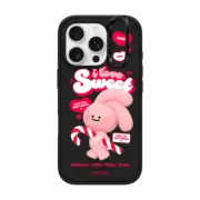 iPhone 16 Pro Impact Ring Stand Case MagSafe Compatible PINK SWEET