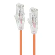 Alogic 1.5m Orange Ultra Slim Cat6 Network Cable UTP 28awgSeries Alpha Patch Cables - C6S-1.5ORN