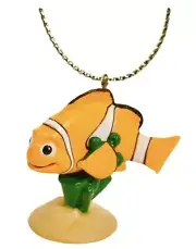 Marlin Clownfish Nemo’s Dad Ornament PVC Figure Finding Nemo Dory Charm NEW 3”