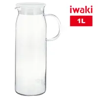 在飛比找momo購物網優惠-【iwaki】日本品牌玻璃把手耐熱玻璃水壺(1000ml)