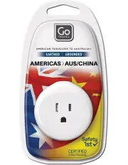 [Go Travel] Inbound USA Travel Adaptor in White