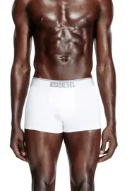 [Diesel] Diesel - Three-pack of plain boxer - Trunks - Man - White XXL White