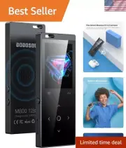 Multi-Functional 128GB MP3 Player - Bluetooth Connectivity with Voice Recorder