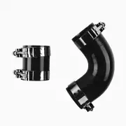 Black Subaru Impreza WRX STi GD/GG 2.0L 2.5L Silicone Top Mount Intercooler Hose (for: Subaru)