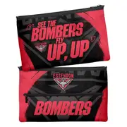 Essendon Bombers AFL Large Neoprene Team Colour and Logo Pencil Case