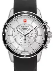 Swiss Alpine Military 7089.9832 Chronograph Mens Watch 44mm 10ATM