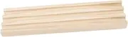 BRIGHTFUFU Wooden Domino Holder Multi-Function Game Rack Natural Wood DIY Supply Stable Base for Domino Cards