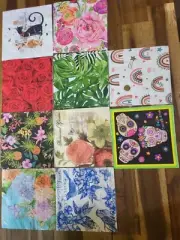 Decoupage paper napkins Set Of Ten