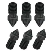6PCS Hardened Steel 0.4mm Nozzles Kit for Ender 3 V3 SE 3D Printer Accessorie...