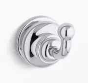 Lot of 6 Kohler Fairfax 12156-CP Single Robe Towel Hook Polished Chrome