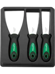 Toptul 3pcs Stainless Steel Putty Knife Set (JGAT0301)