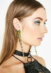 Ariel's Grotto Iridescent Gem Earrings