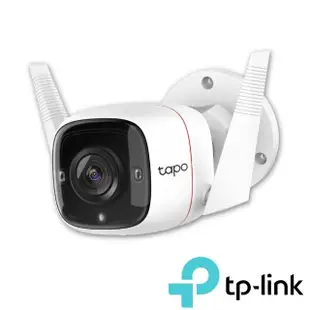 (64G記憶卡組)【TP-Link】Tapo C310 3MP 300萬畫素戶外WiFi無線網路攝影/ 監視器 IP CAM(IP66防水)