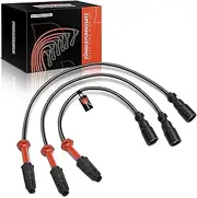 Frankberg 3x Ignition Cable Set Compatible with 124 Notchback W124 124 T-Model S124 E-Class W210 SL R129 Rexton/Rexton II GAB Replace# 0300891449