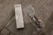 New! Stainless Steel and Rosewood Waiter Corkscrew W Foil Cutter.