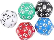 HANABASS 5pcs Irregular Acrylic Game Dice Party Props for Fun Entertainment Educational for Hand Eye Coordination and Parent Interaction