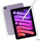 Clear Soft TPU Pencil Holder Bumper Case Cover For Apple iPad mini 7 2024 8.3"