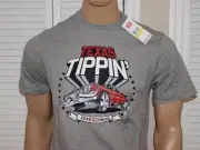 Marc Ecko Texas Trippin T Shirt Heather Gray NWT EKS90165
