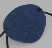 DENIM and Leather, Adult - Replaceable Elastic- World's Best Eye Patch