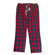 NWT Vineyard Vines Men’s Flannel Pajama PJ’s Lounge Pants Red Tartan Plaid XL