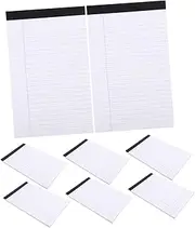 SEWACC 8pcs A5 Lined Notepads Memo Pads Wide Ruling Tearable Note Pads Note Lined Writing Ideal for Home Office School