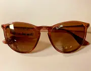 New Ray Ban RB4171 6590/13 ERIKA Transparent Frame 54-18-145 Sunglasses