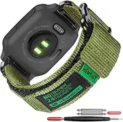 Compatible With Garmin Watch Band,For GARMIN Venu/Sq/Sq Music/Venu 2 Plus/vivoactive3/ForeAthlete 245/245 Music/645/645 Music/Approach S40/S42 Replacement Band,Garmin Nylon Sport Strap