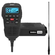 Uniden UH6160 ESCAPE PACK 5W 12/24V UHF CB with Remote speaker Mic AT780 Antenna